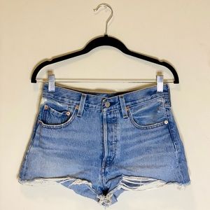 Vintage Levi distressed cutoffs